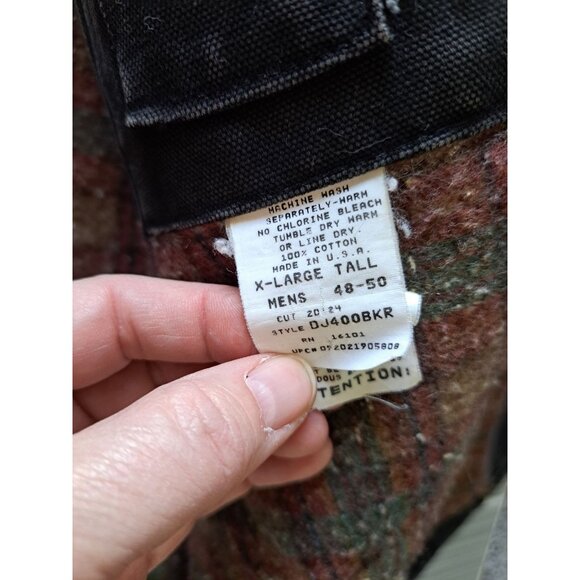 Vintage Berne XLT Barn Coat Chore BercoWear Mens Canvas Jacket Blanket Lined - Picture 5 of 9